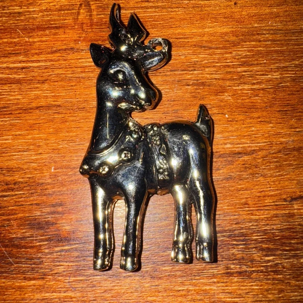 Gorham Silver Plate‎ Reindeer Pendant/Ornament